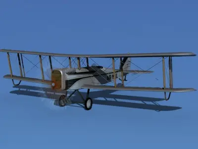 Airco DH-4 V05 US Air Mail 3D model