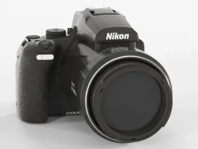 Nikon Coolpix P1000 Appareil Photo Bridge Low-poly 3D model