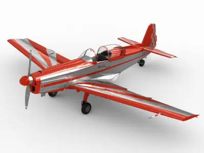 Zlin Z526 AFS 3D model
