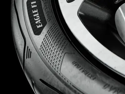 Goodyear Eagle F1 SuperSport 305 30 R21 104Y NA0 3D model