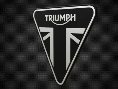 triumph logo 3D model