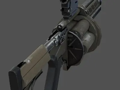 MGL-140 Low-poly 3D model