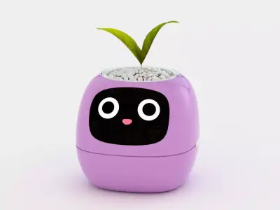 Smart Pot Low-poly 3D model