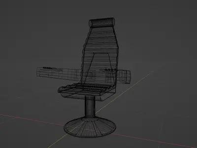 Excelsior NX-2000 Captains Chair 3D model