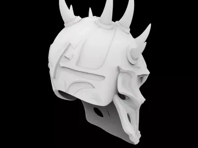 Alien Warrior Helmet 3D Print Model 3D print model