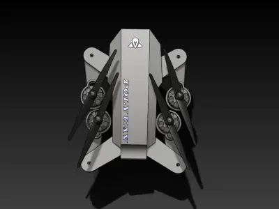 Drone M3T Low-poly 3D model