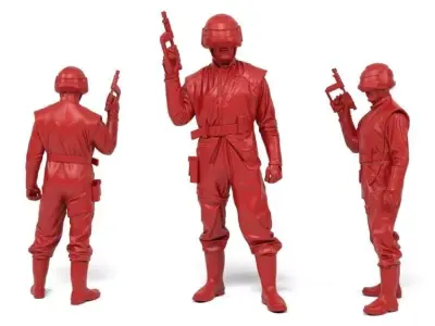 V Visitors soldier 3D print model