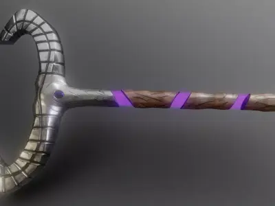 Broken Staff 3D model