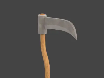 Prop102 Sickle Low-poly 3D model