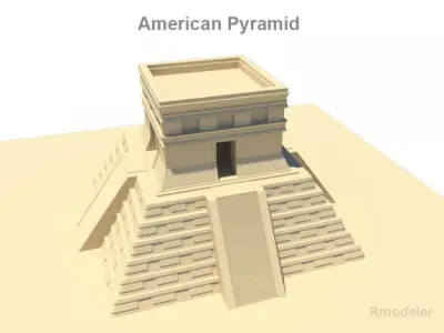 American pyramid 3D model