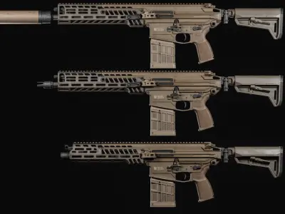 MCX Spear - M7 Low-poly 3D model