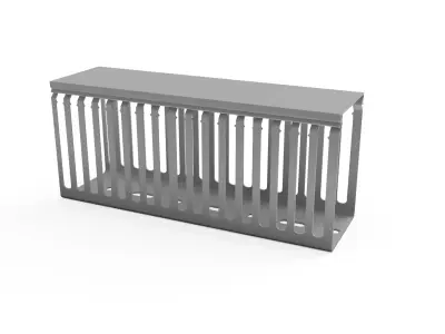 Industrial Cable Canal 3D model