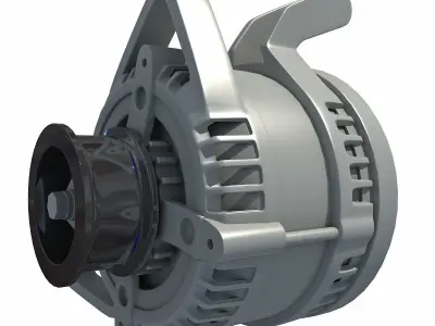 Automobile Alternator 3D model