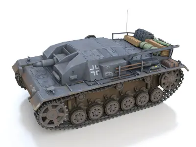 StuG III - Ausf B - StuG Abt 226 3D model