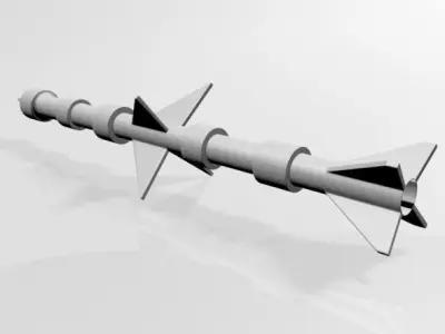 Missile 09 3D model