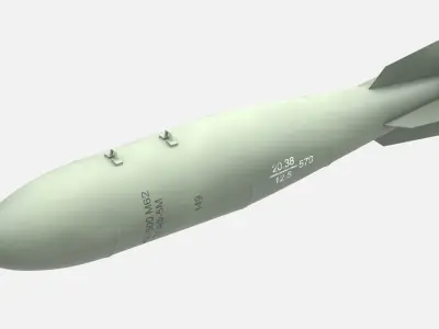 fab 500 m62 Low-poly 3D model