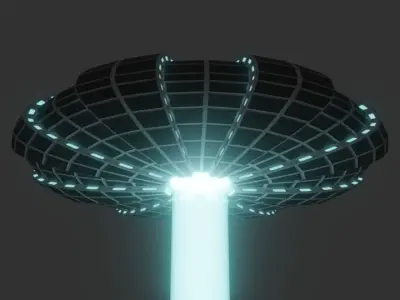 Saucer Concept 4 Free 3D model