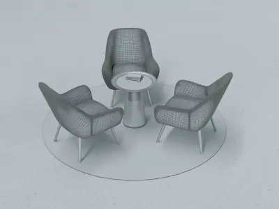 Meeting Chairs FurnitureVol1-A3 3D model