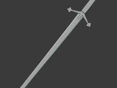 Scottish Claymore 3D model