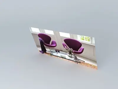 Bene Furniture Swan Chair Free 3D model
