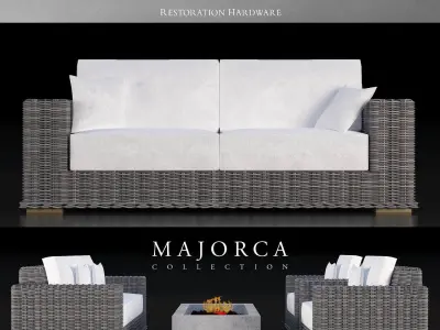 outdoor sofa 3D model buy
