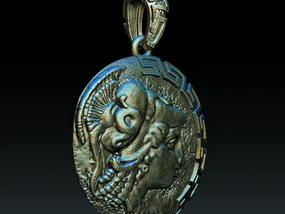 ATHENA NECKLACE 3D print model