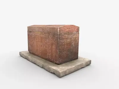 Egyptic Sarcophagus 3D model