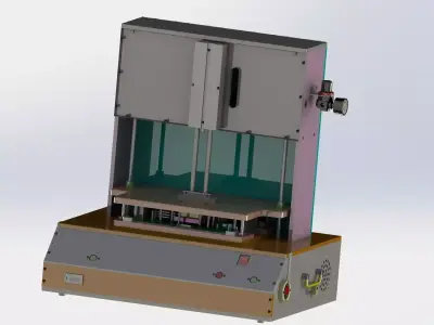Testing machine 3D model