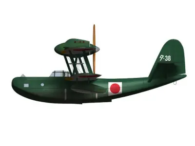 E11A1 Type98 Laura 3D model