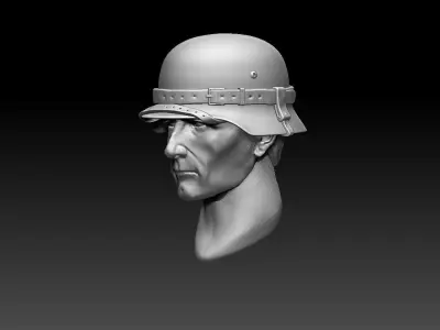helmet german 3D print model