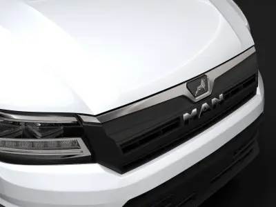 MAN TGE L4H3 Van 2018 3D model