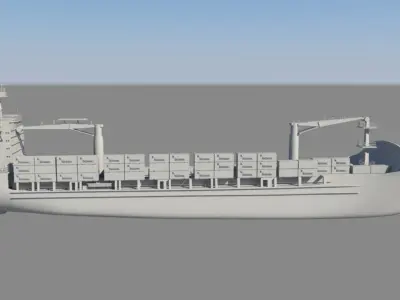 ship 3D model