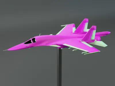 SU 34 Fullback 3D print model