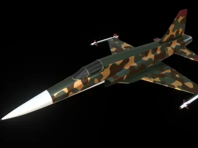 Modern Fighter Jet - Northrop F-5 Freedom Fighter 3D print model