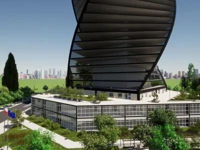 Residential and commercial building Stanczyk 3D model