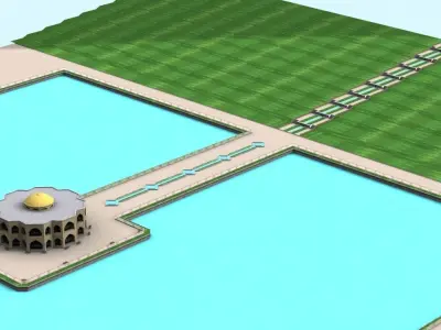 El Goli Mansion 3D model