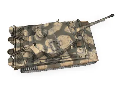 Panzer VI - Tiger - S33 - Early Production 3D model