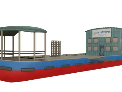 Bangladesh Ferry Free 3D model
