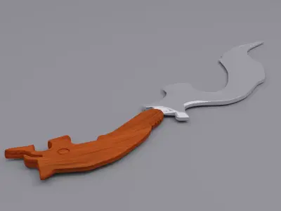 kujang 3D model