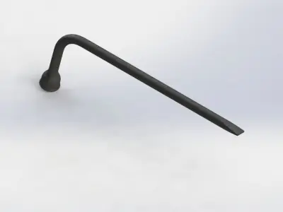 Wheel Wrench - Chave de Roda 3D model