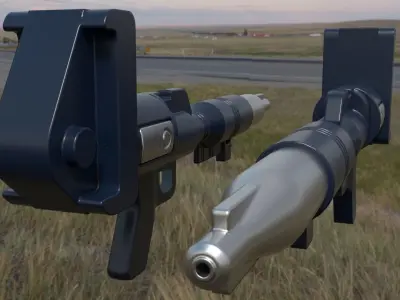 Optimus Prime G1 Gun Low-poly 3D model