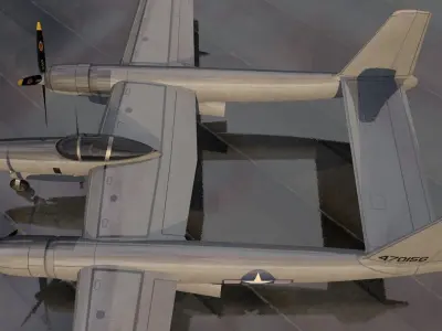 Hughes XF-11 3D model