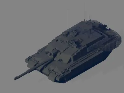 Challanger 2 TES 3D model