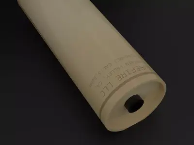 Surefire suppressor Free 3D model