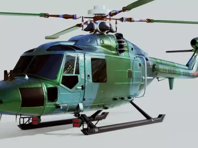 Westland Lynx Helicopter 3D model