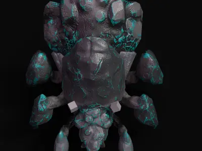 DUNGEON BUG  Low-poly 3D model