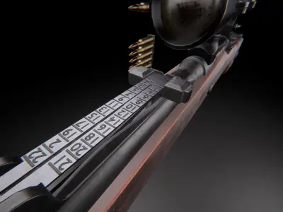 AAA KAR 98 Game Ready PBR Low-poly 3D model