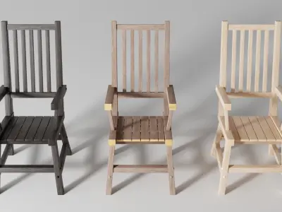 High Back Chair 3D model purchase