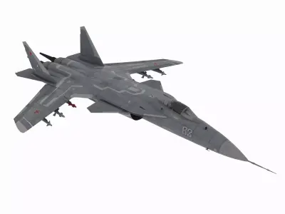 Aircraft03 russian typhoon fighter jet 3D model