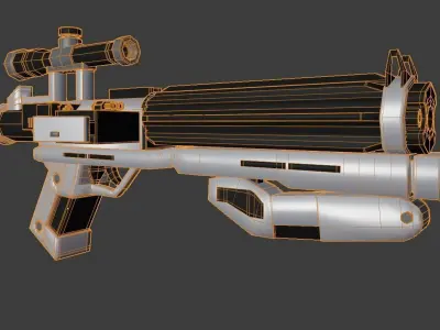 First Order Stormtrooper Blaster 3D model